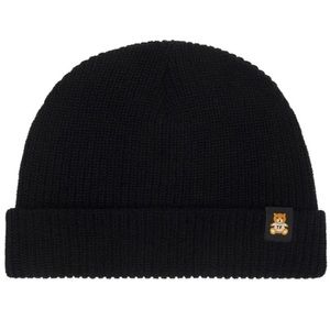 Teddy Fresh Double Layered Classic Black Beanie
